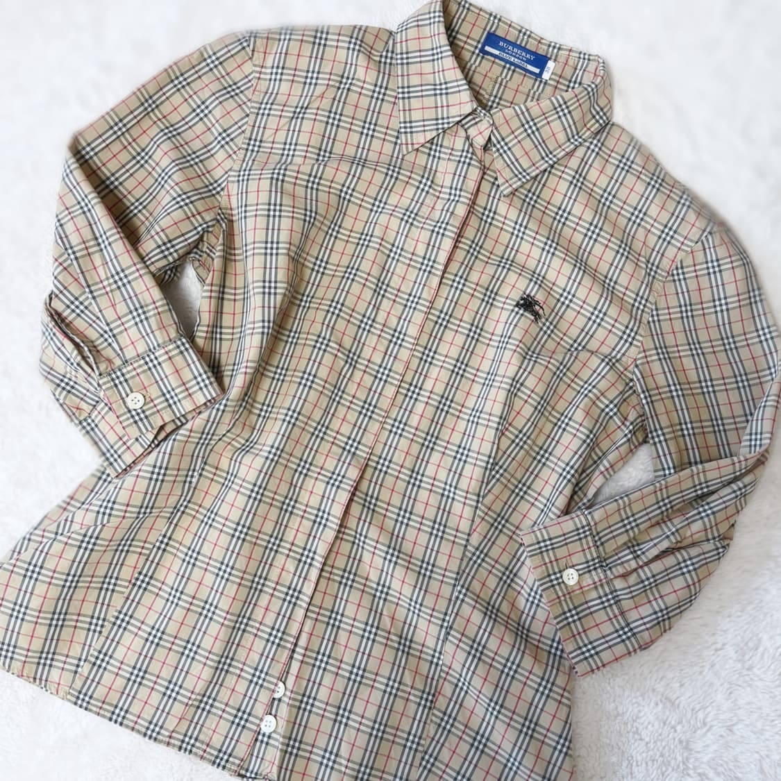 Burberry 버버리 블루라벨 모리걸 노바체크 셔츠 ≽^•⩊•^≼ 상품이미지3