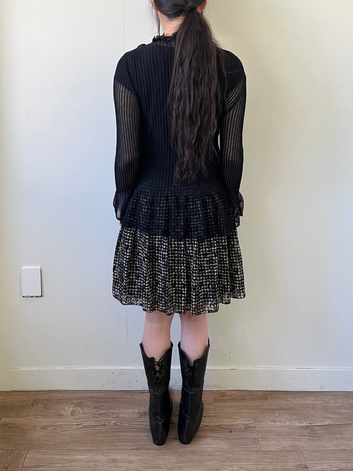 Chamois 플라워 시스루 가디건 상품이미지10