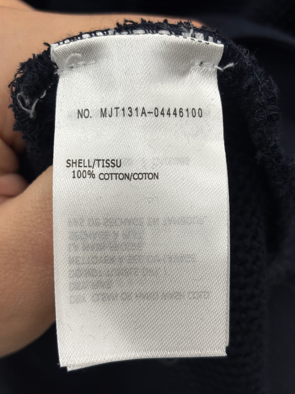 톰브라운 네이비 삼선 후드티 M 상품이미지5