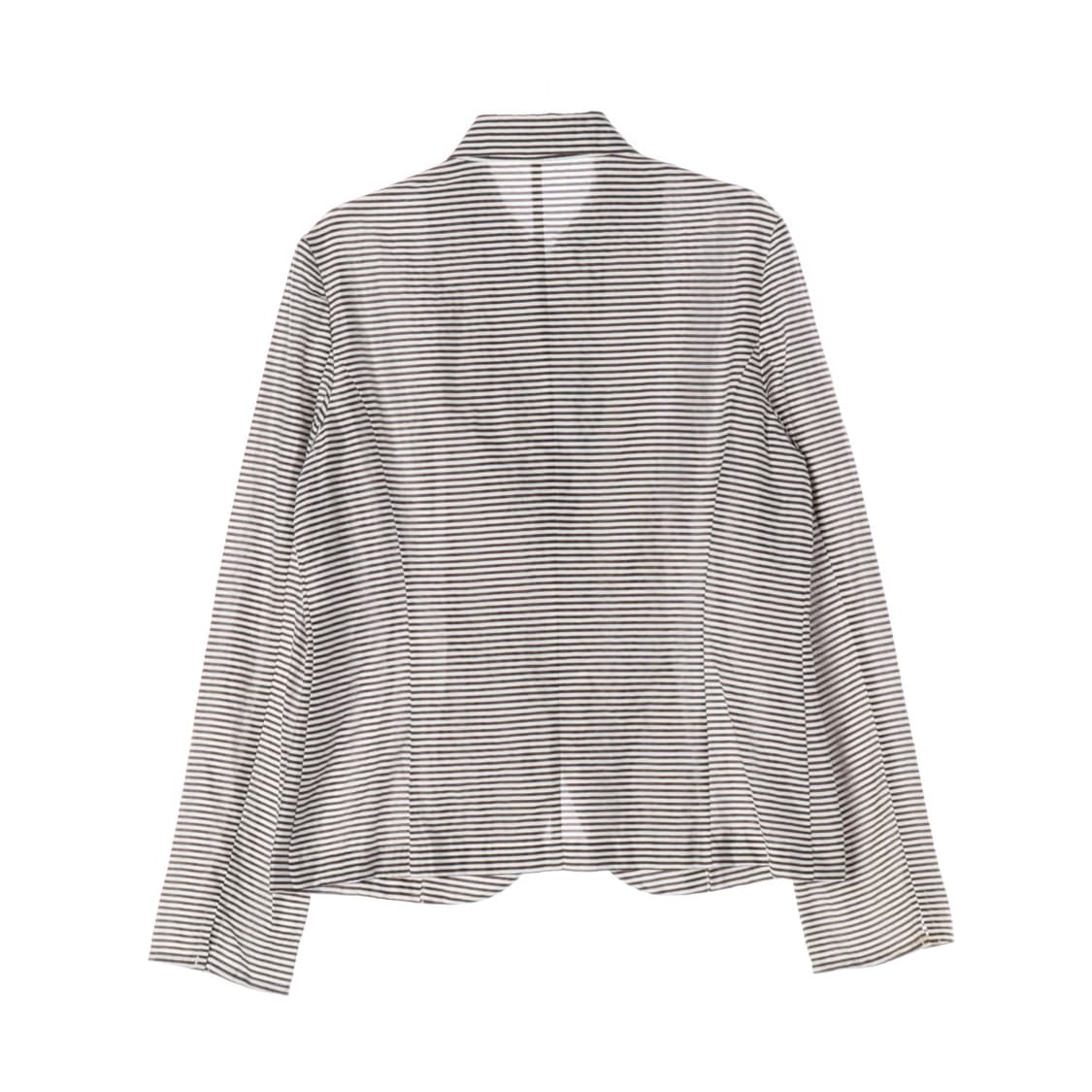 빈티지 언발 스트라이프 셔츠 자켓 상품이미지2