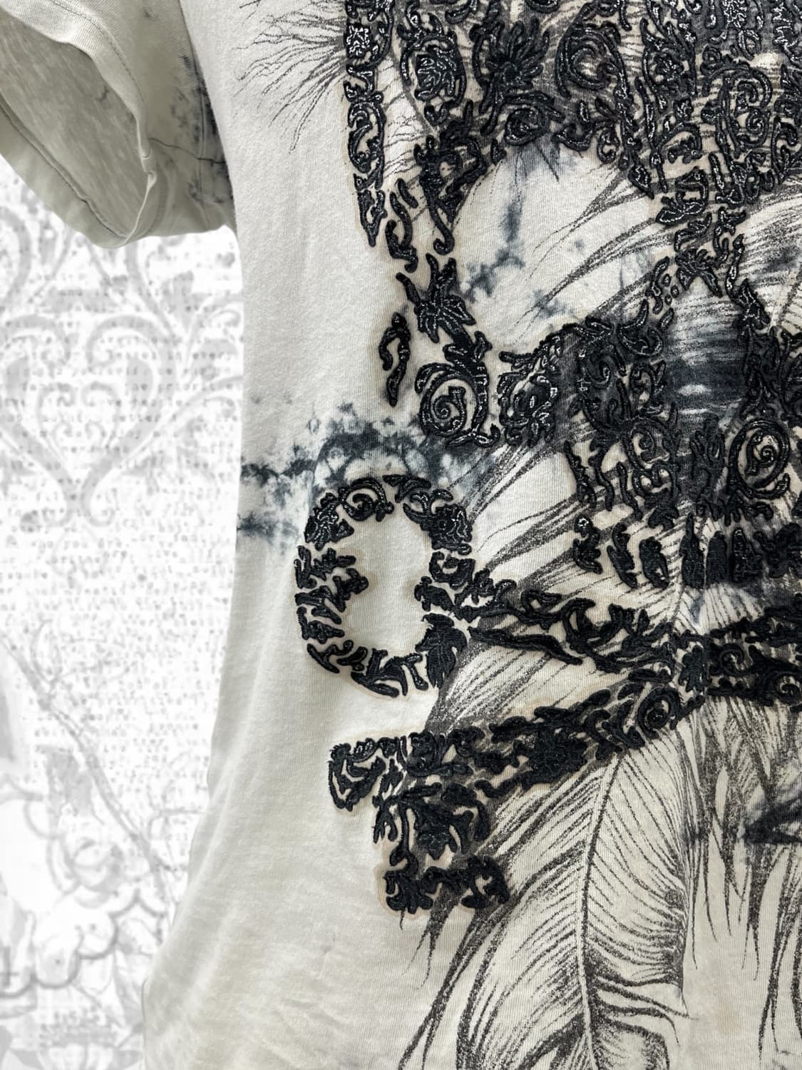'Buckaroo' skull patchwork t-shirts 상품이미지3
