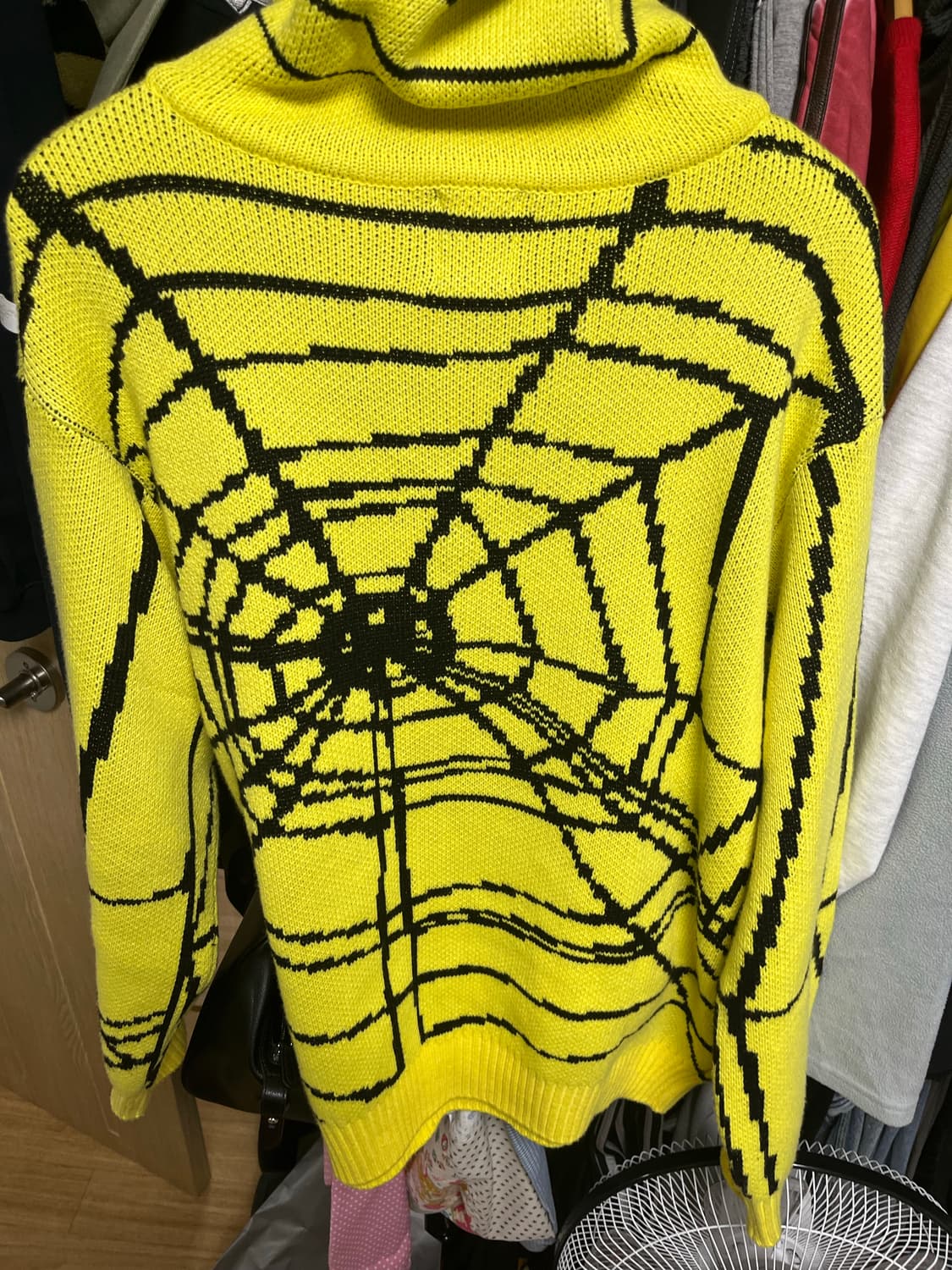 [XL] 페치 선데이 스파이더웹 후드 니트 상품이미지5