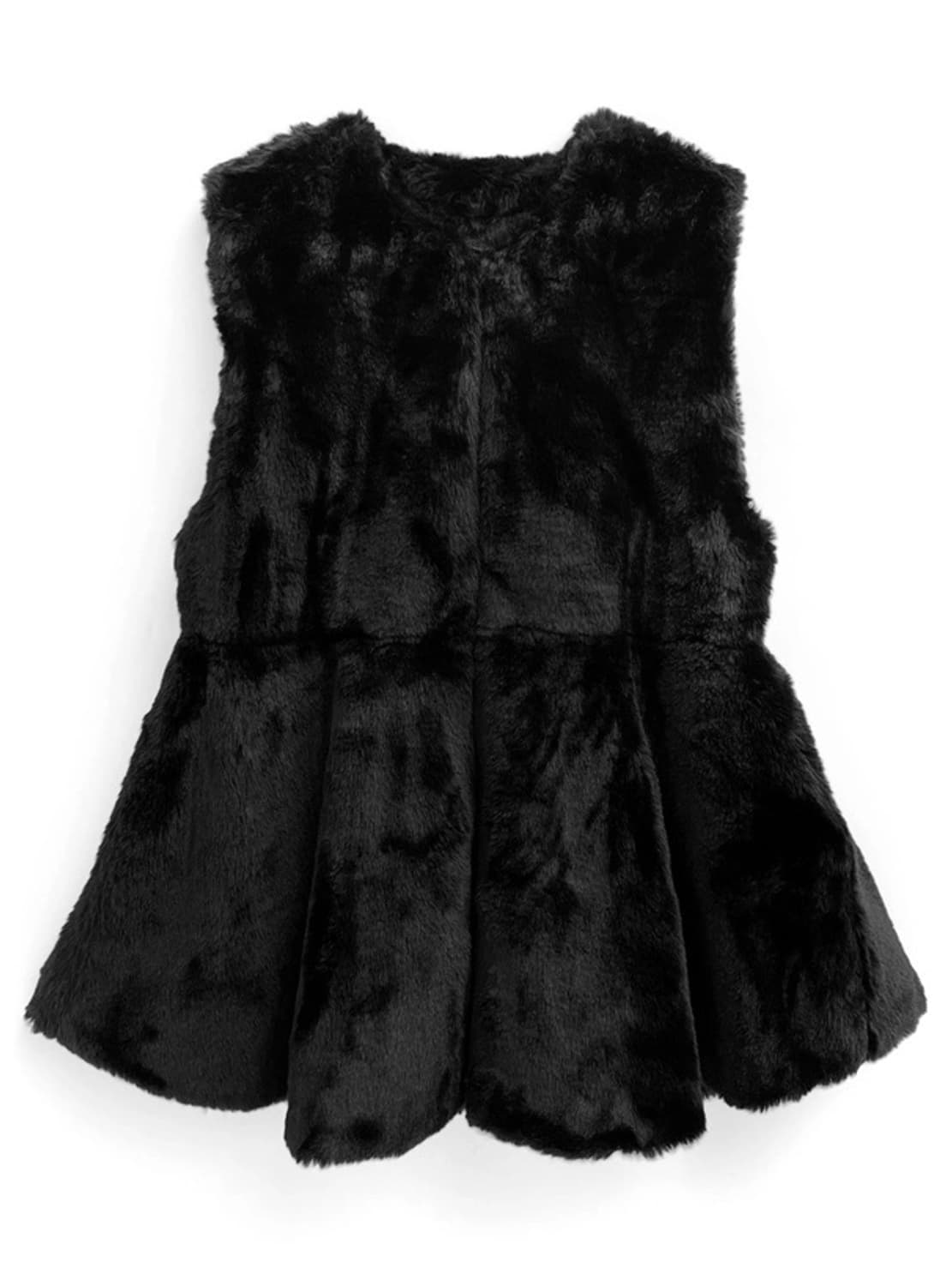 Grl 그레일 프리지아 페플럼 퍼 베스트 양상형갸루일본빈티지 상품이미지1