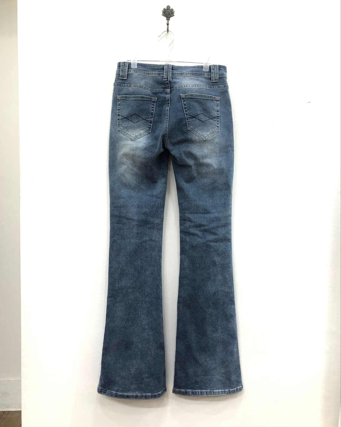cubic embroidered bootcut denim jeans 상품이미지6