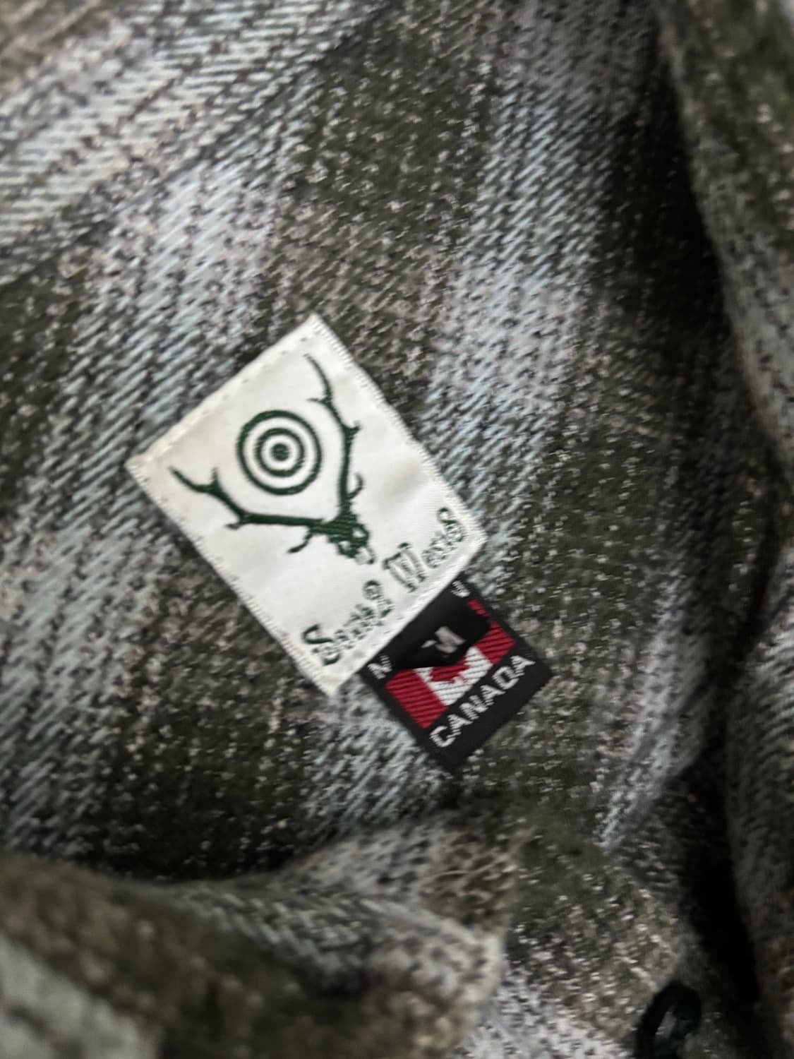 South2west8 플란넬 체크셔츠 m 상품이미지2