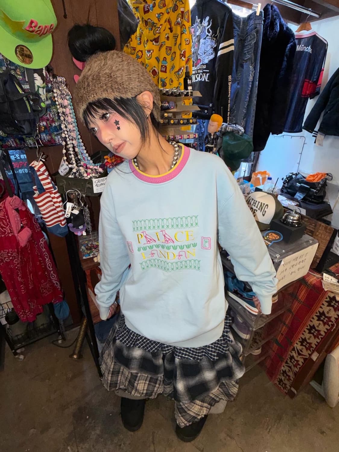 Palace Embroidery Logo Sweatshirts 상품이미지1