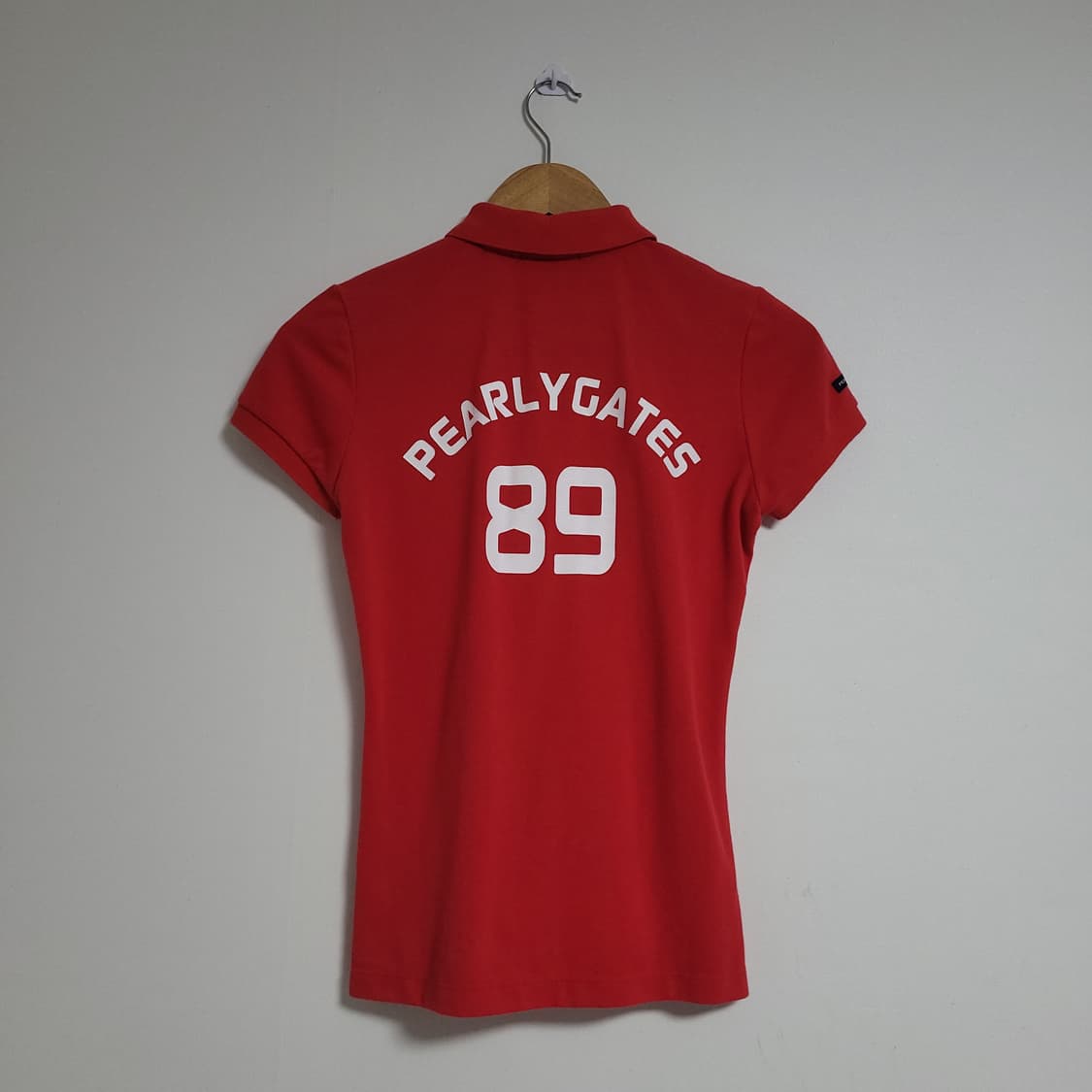 (0) PEARLYGATES 파리게이츠 여성 골프 반팔 카라티 상품이미지7