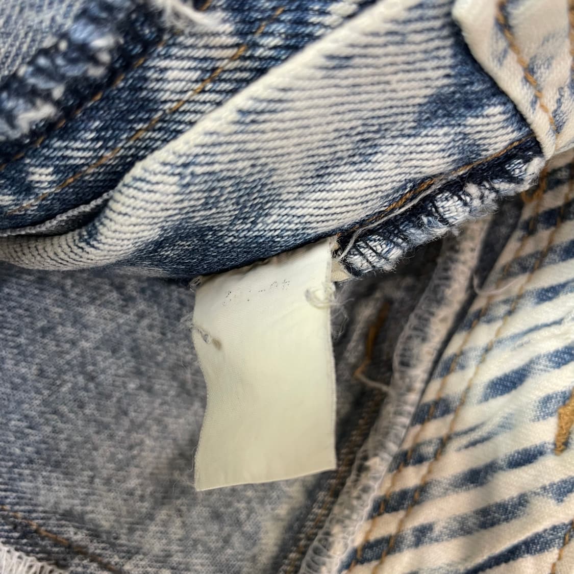 (30) 빅존 80s 스파나 연청 돌청 데님 팬츠 상품이미지8