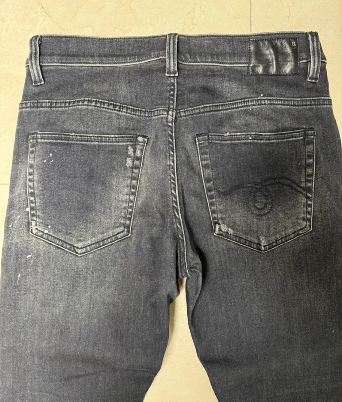 R13 블랙워싱데님(boy핏) 상품이미지5