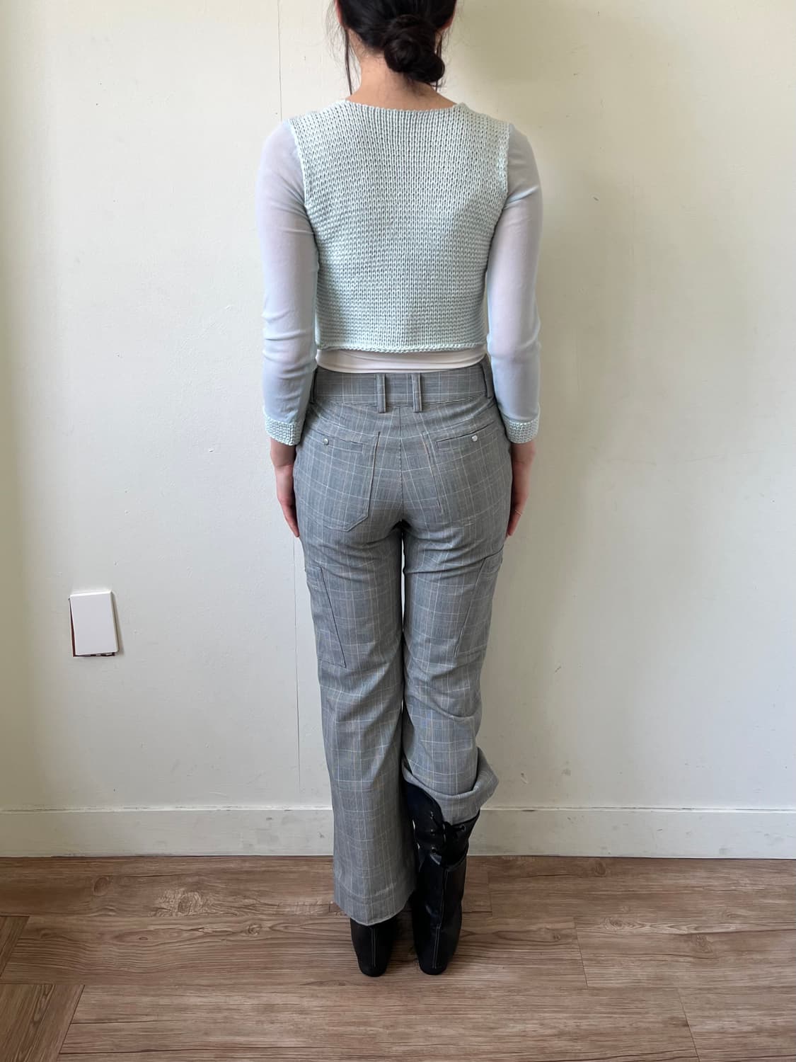 Gettone 스카이블루 니트 탑 상품이미지10