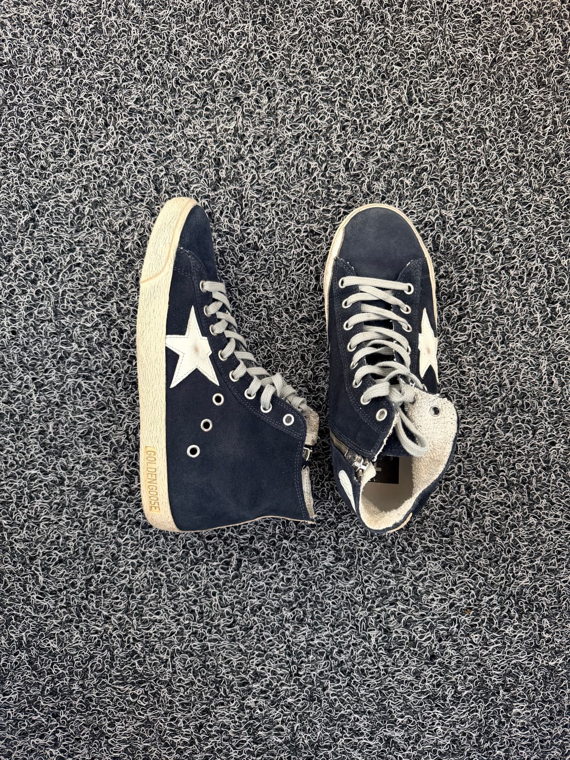 골든구스 Francy 네이비 하이탑 스니커즈 38/245 상품이미지5