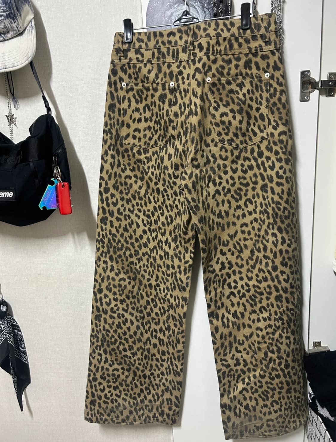 (제니 착용)오데스 레오파드 팬츠 1사이즈 상품이미지3