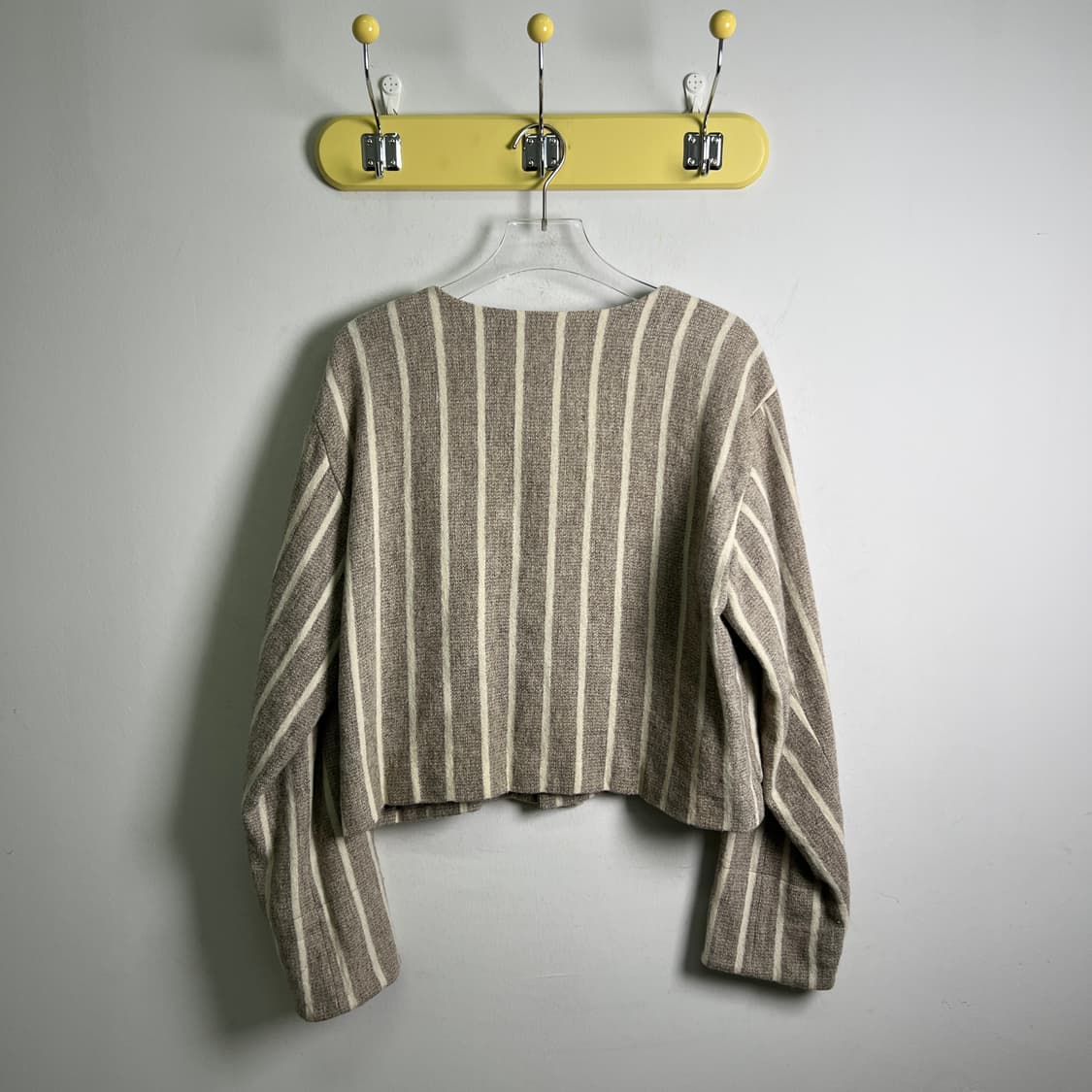 이세이미야케 플랜테이션 스트라이프 토글 버튼 자켓 M 상품이미지2