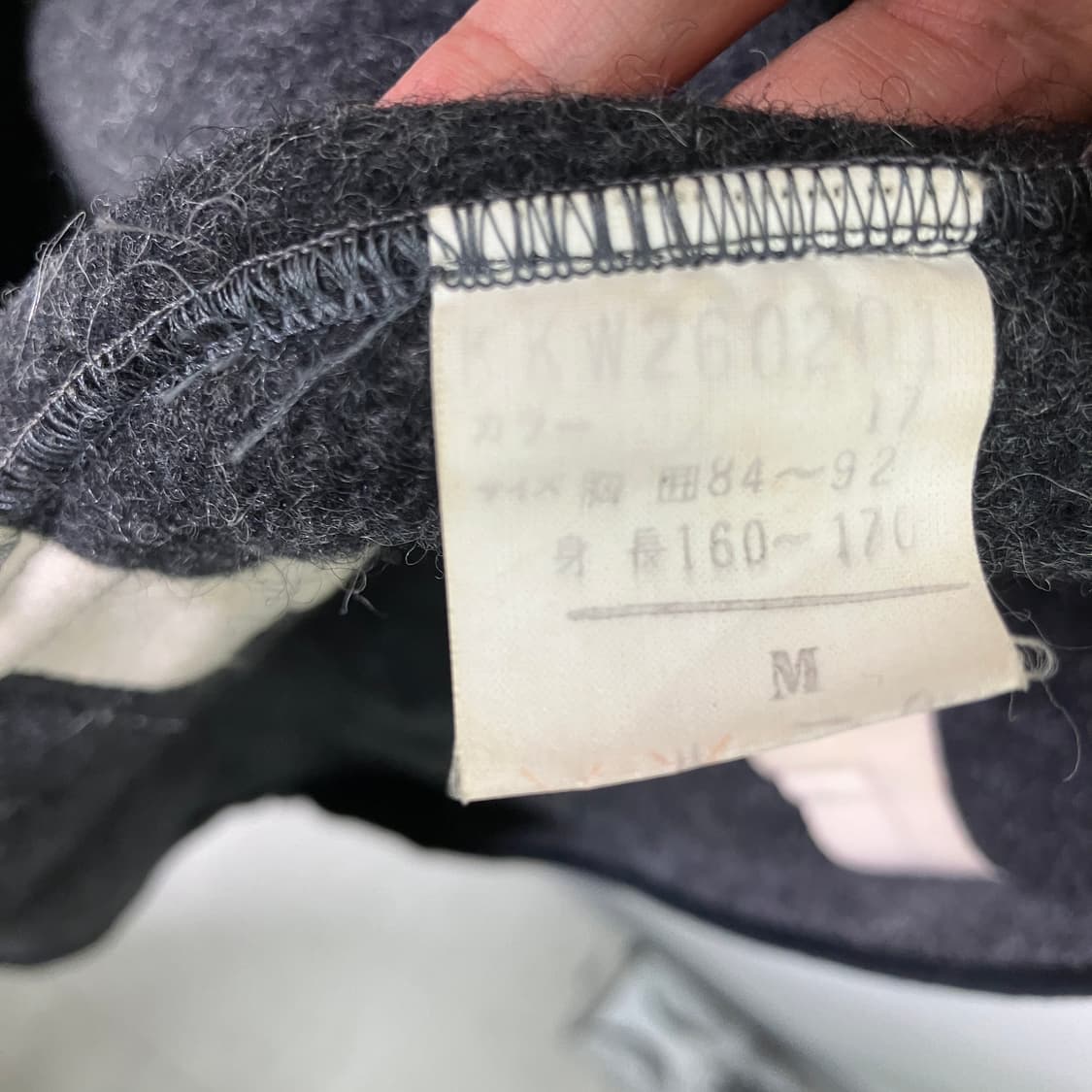 Kent 차콜 울 후드 더플 코트 M 상품이미지8