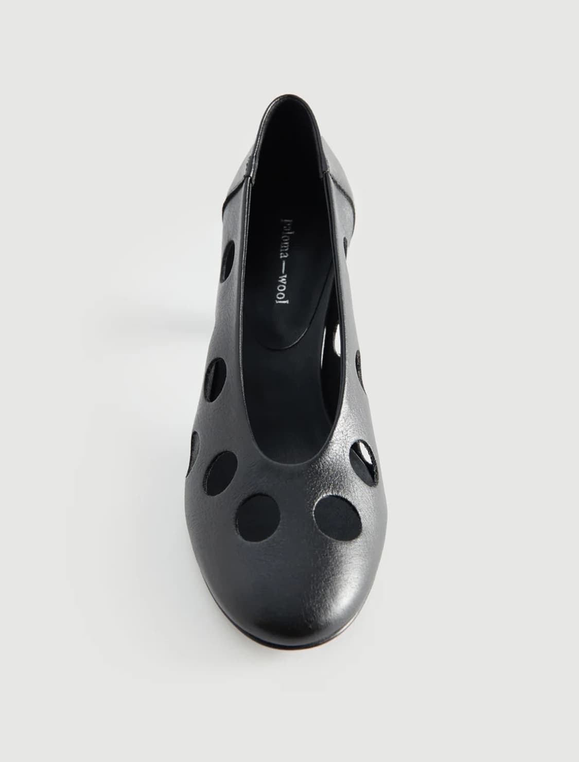 [36,38,39]팔로마울 Uma 도트 힐/블랙 상품이미지1