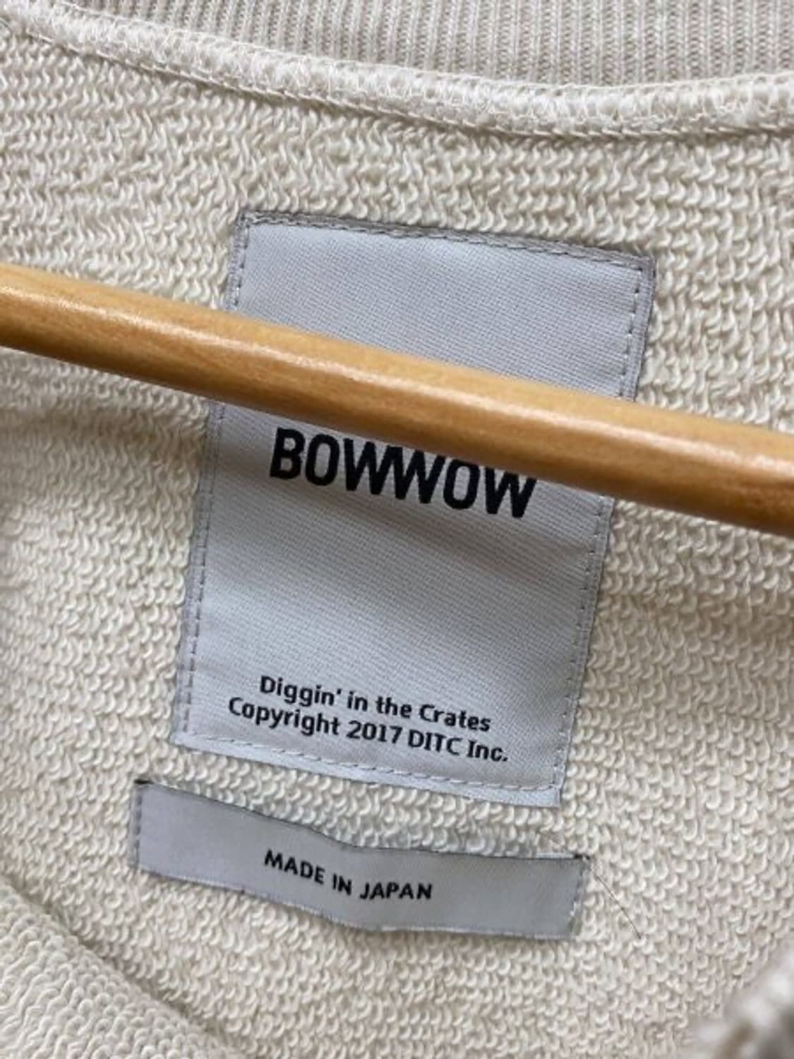 (XL) bowwow 에이징 맨투맨 상품이미지3