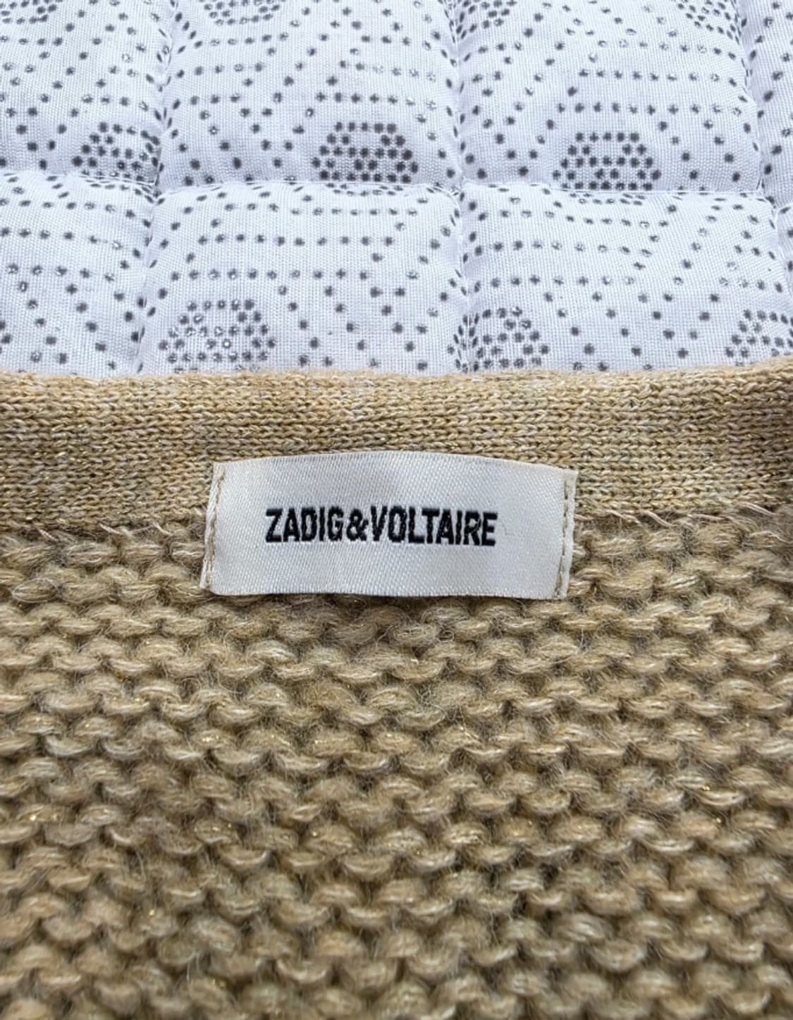 쟈딕앤볼테르 베이지 니트 가디건 F 상품이미지8