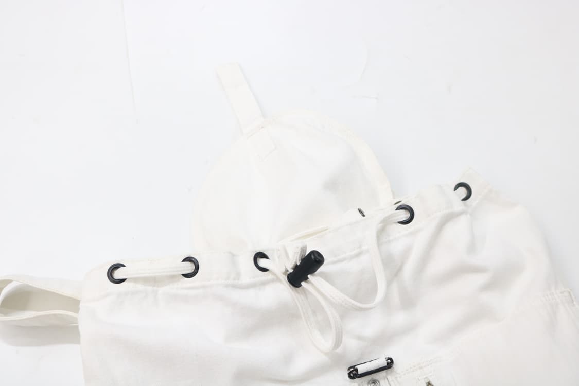 PORTER 포터 화이트 헤링본 코튼 캔버스 백팩 상품이미지8