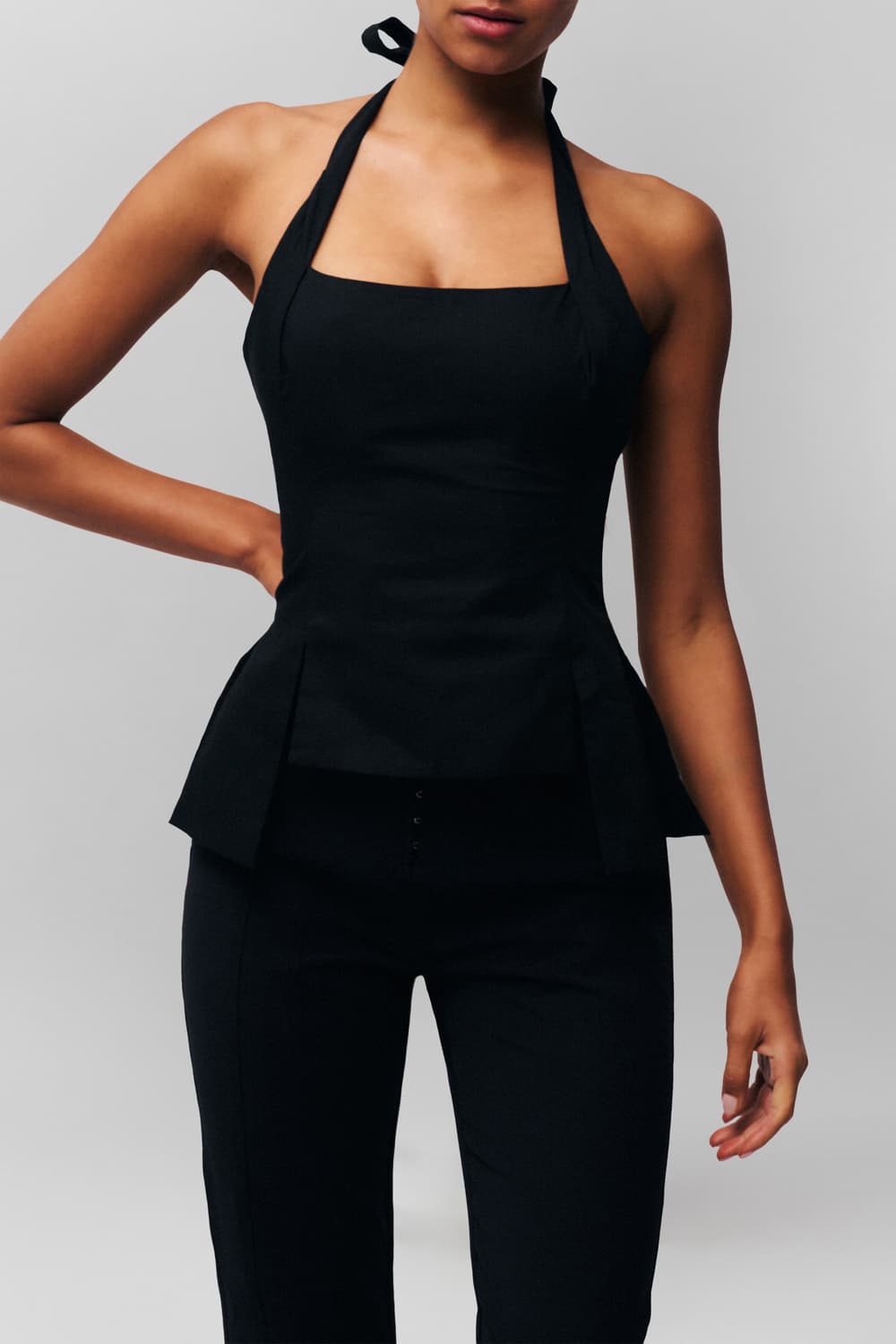 [S]귀조 25ss Carine 홀터넥/블랙 상품이미지4