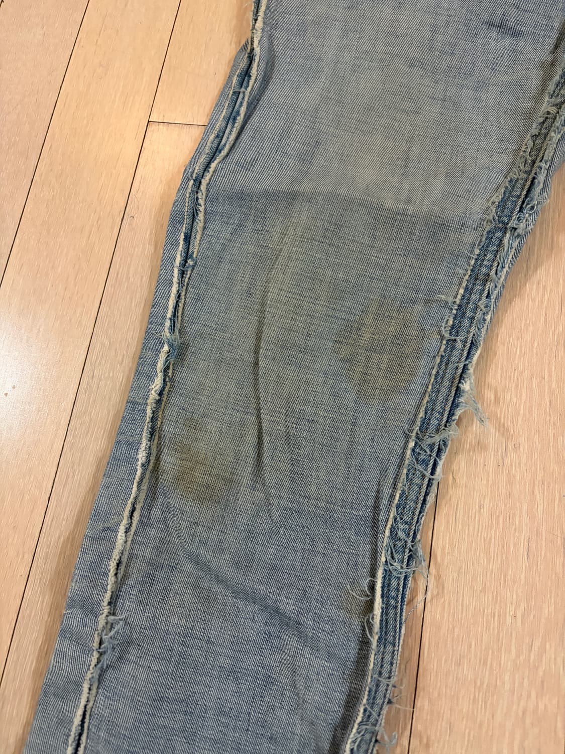 마르지엘라 x h&m 콜라보 리버스 데님 팬츠 32 상품이미지5