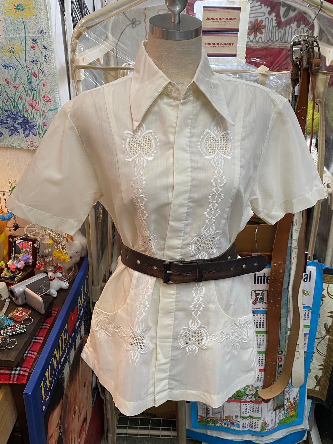 자수 블라우스 상품이미지2