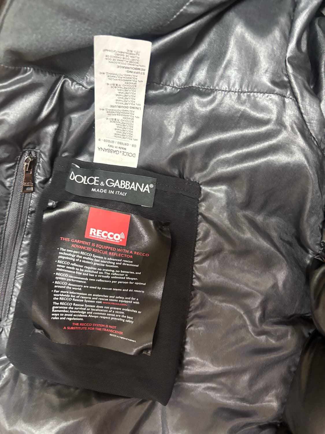 돌체앤가바나 recco 패딩 48 상품이미지3