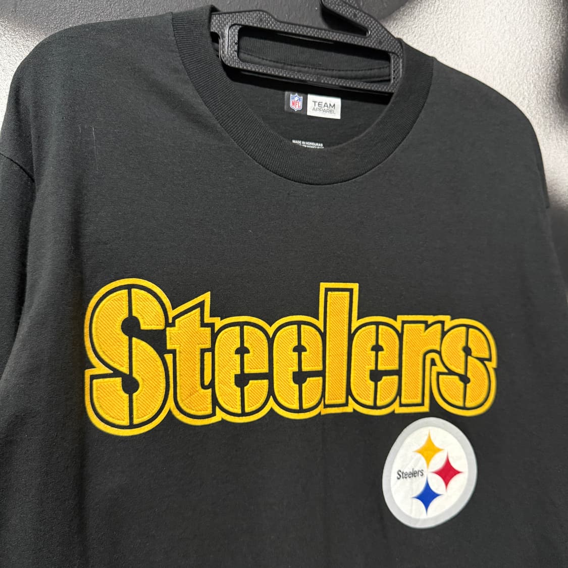 NFL 팀 피츠버그 스틸러스 입체 패치, 프린팅 롱슬리브 티셔츠 상품이미지3