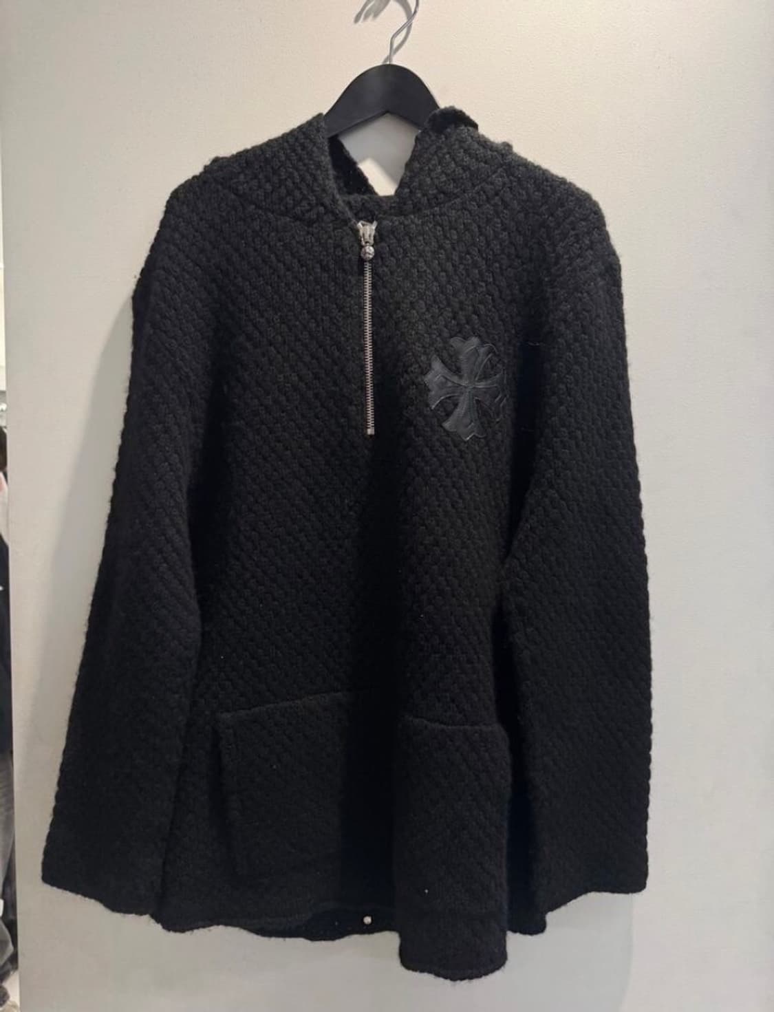 크롬하츠 캐시미어 하프 후드집업 아노락 상품이미지1