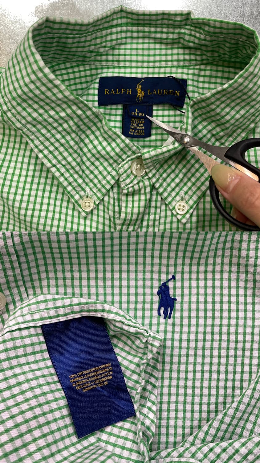 (L) POLO 폴로 랄프로렌 체크 셔츠 상품이미지8