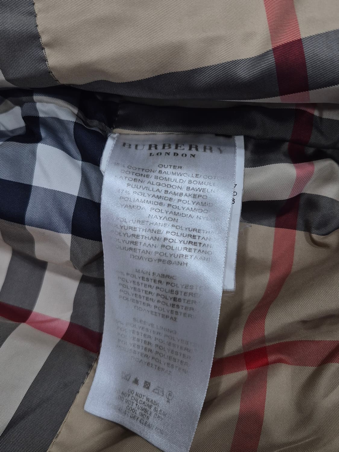 버버리 블랙 후드 MA-1 스타일 점퍼 남성 105사이즈 상품이미지6