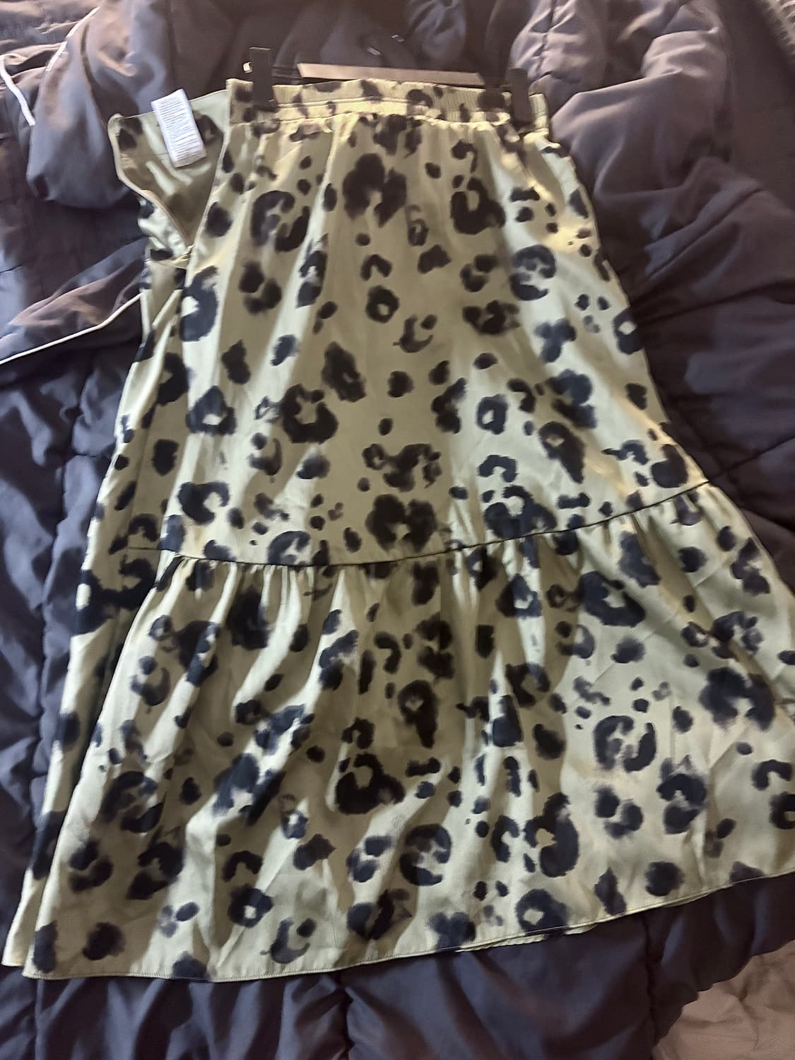 호피 롱 스커트 상품이미지1