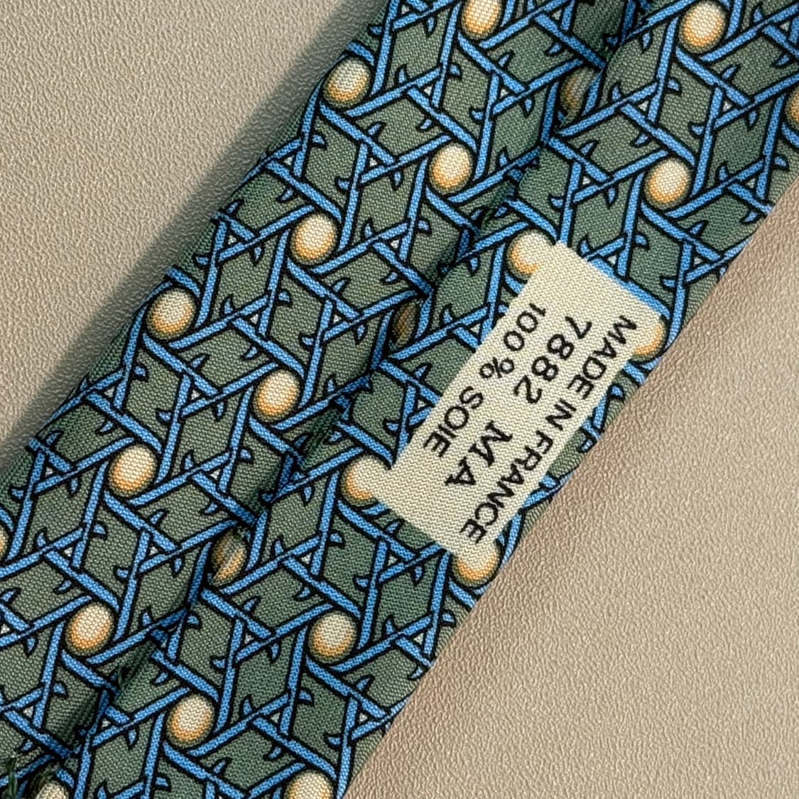 에르메스 Hermes 빈티지 레트로 실크 넥타이 상품이미지4