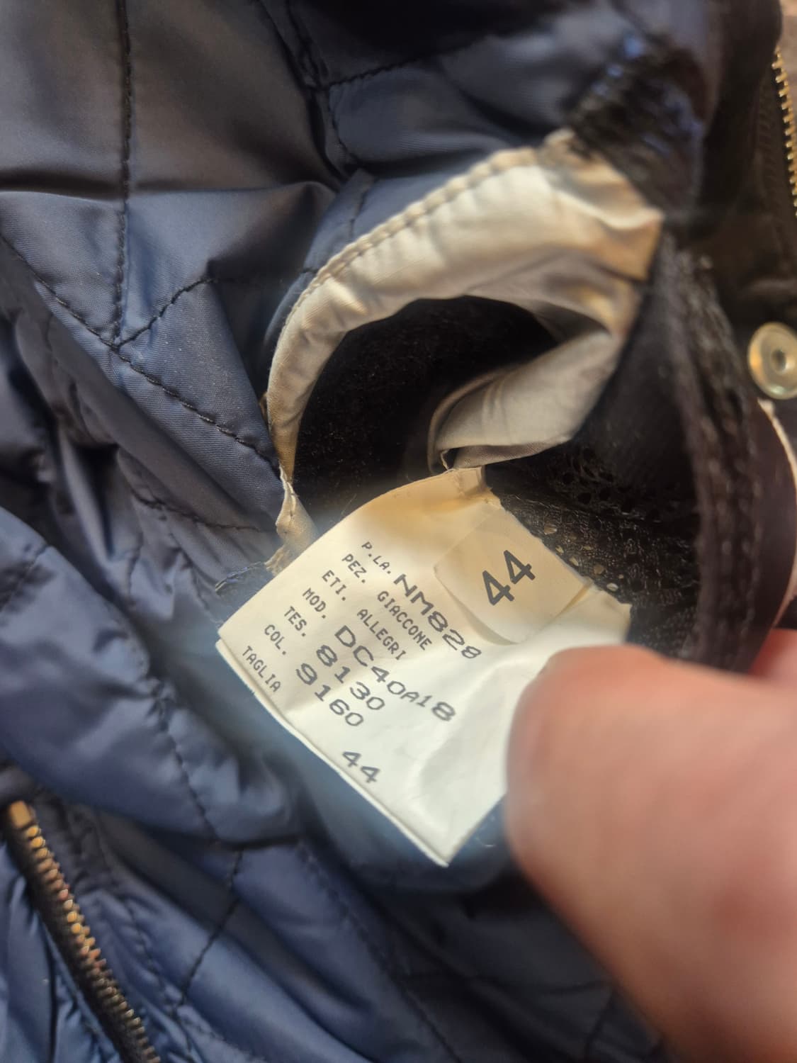 이탈리아#알레그리(#allegri)의 남성용 퀄팅 자켓 상품이미지5