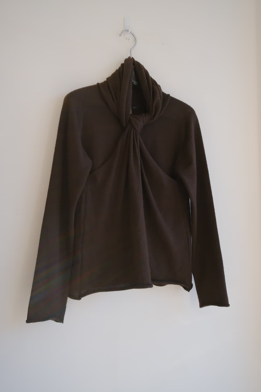 Knotted neck knit top  상품이미지5