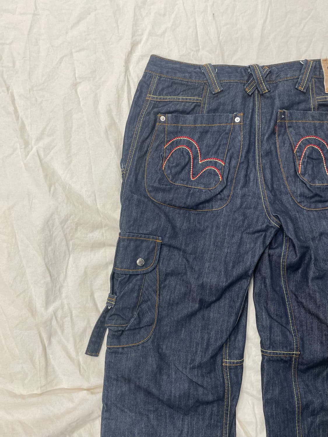 에비수 와이드 카고 팬츠 상품이미지2