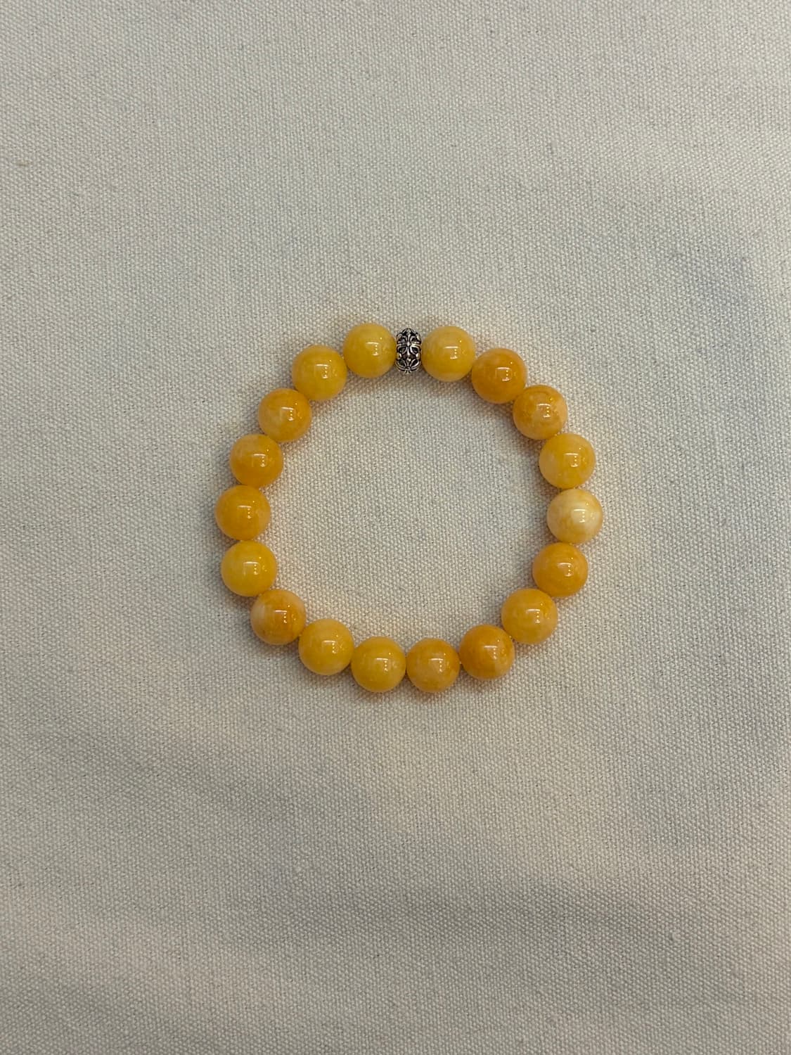 옐로우 제이드 비즈 팔찌 상품이미지2