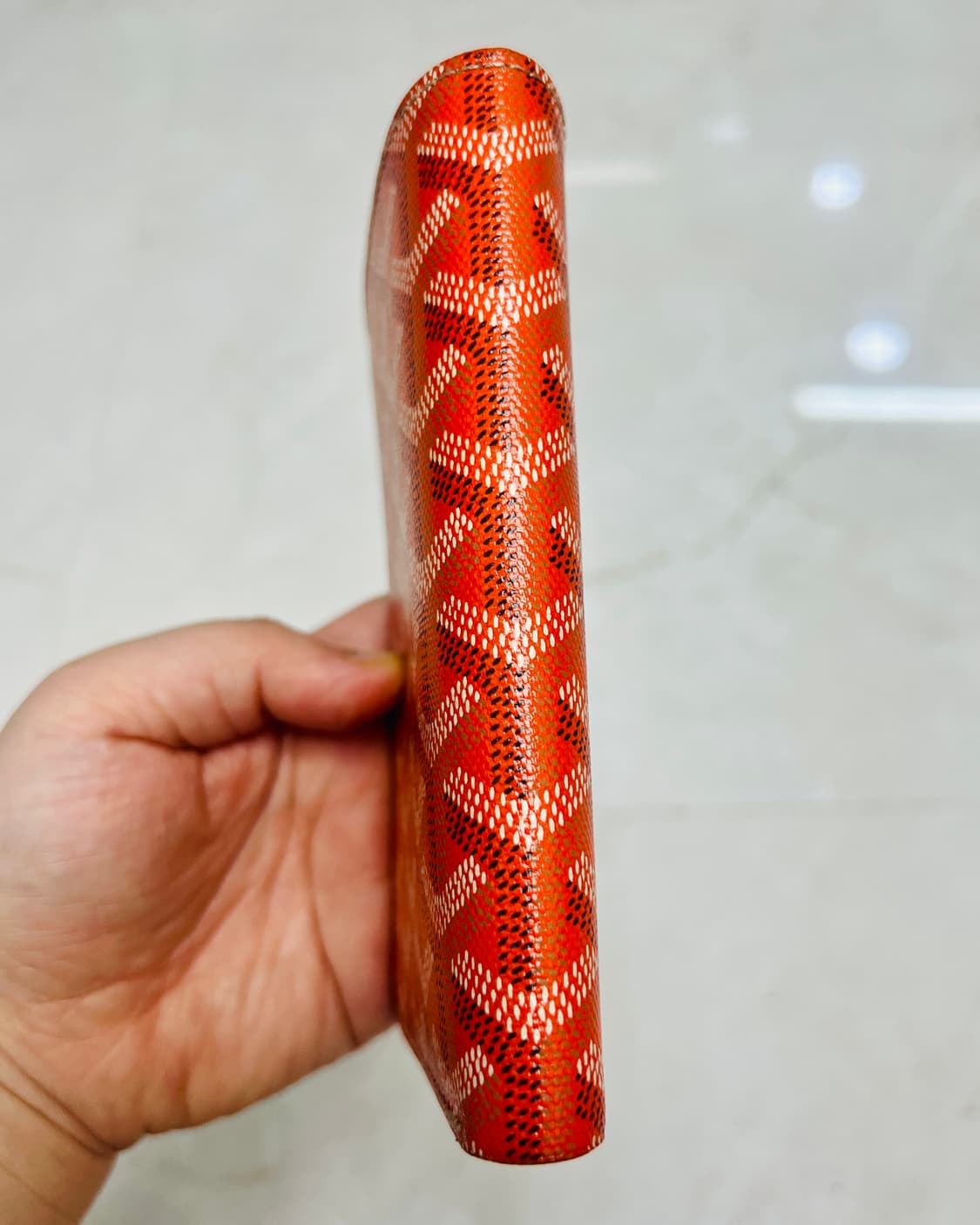 고야드 몰리에르 반지갑 오렌지 판매합니다! 상품이미지6