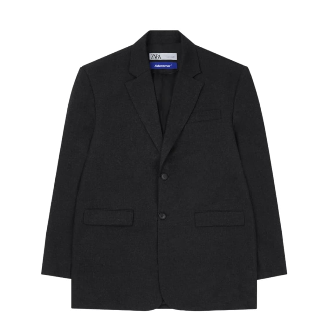 자라 아더에러 오버사이즈 울 블레이저 다크 그레이(m) 상품이미지1