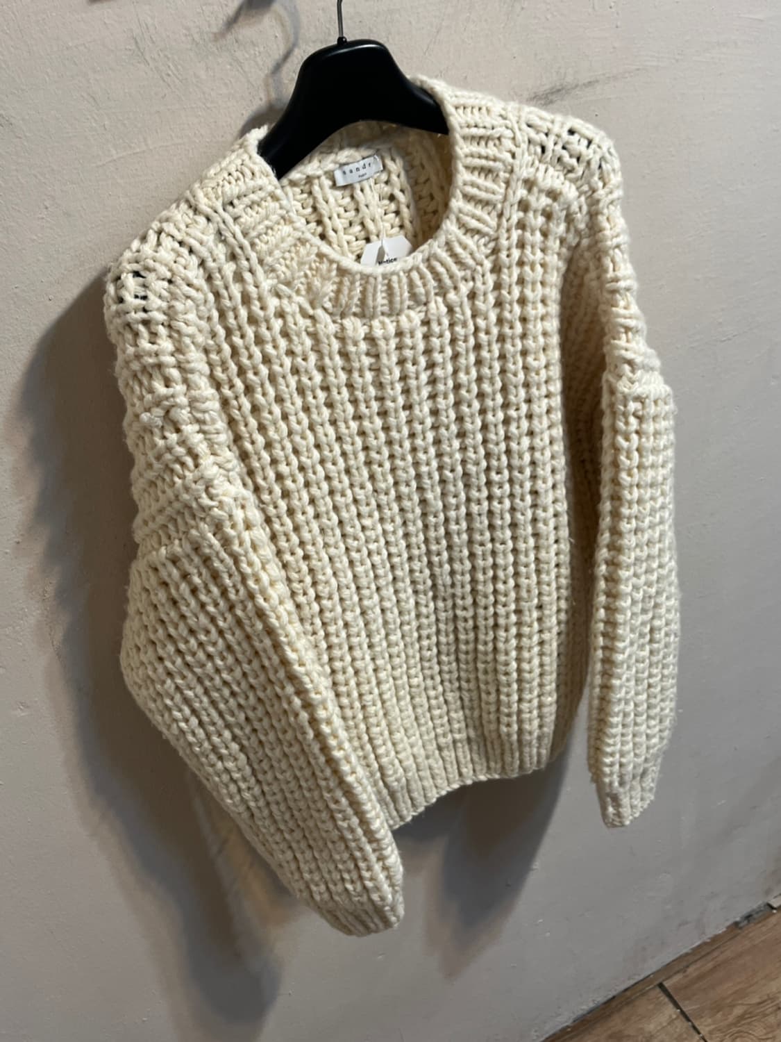 산드로 아이보리 헤비 스웨터 상품이미지3