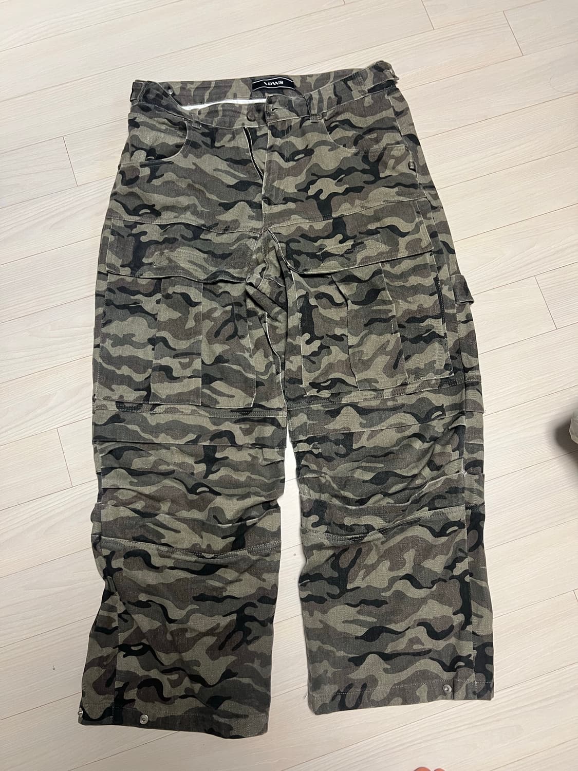 아이돈워너셀 카모팬츠1사이즈 상품이미지1