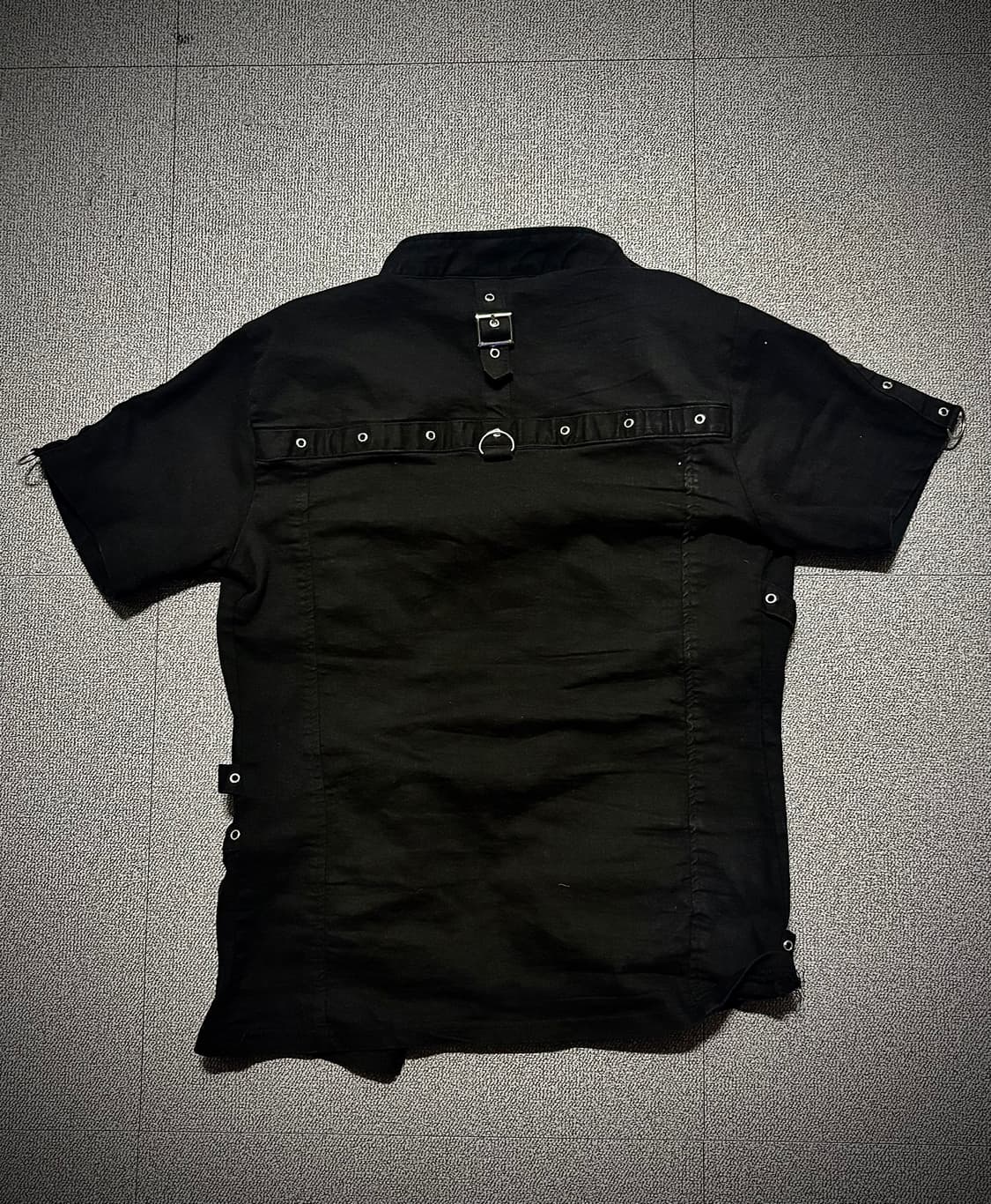 포이즌 인더스트리 펑크 블랙 반팔 자켓 상품이미지2