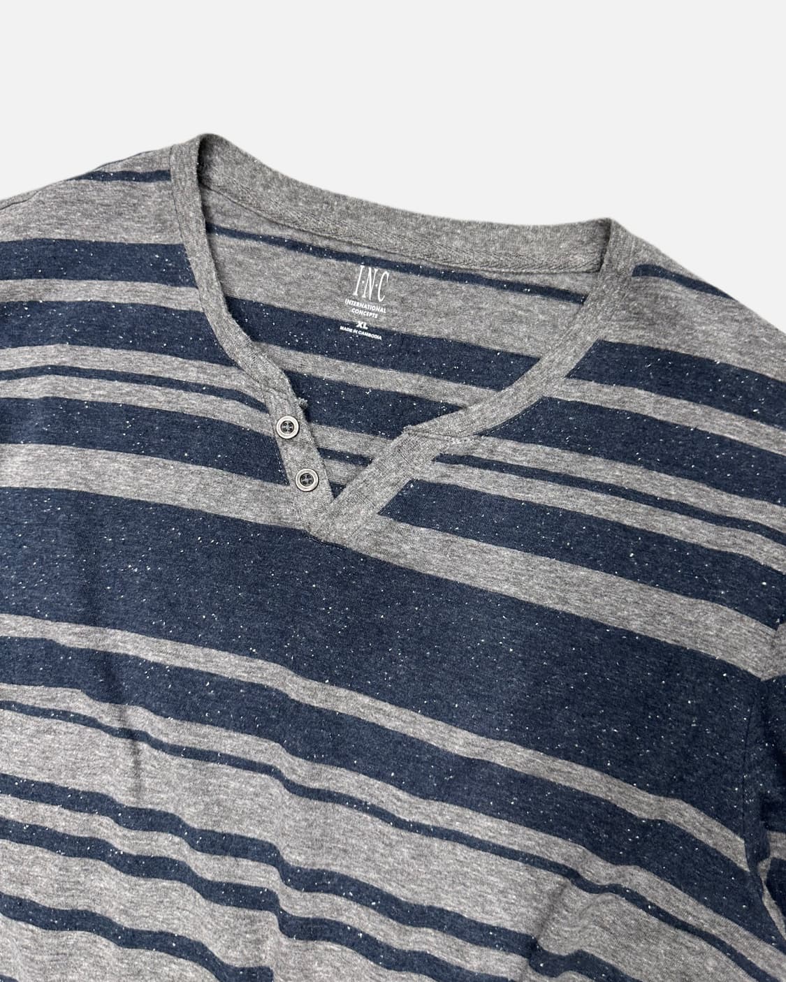 vintage stripe button t 상품이미지3