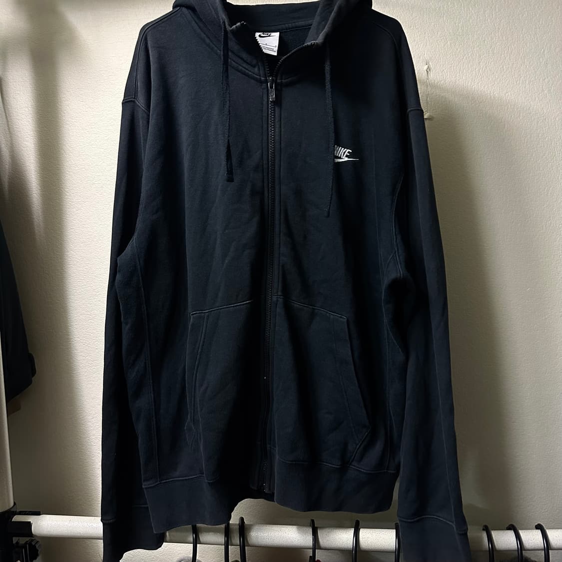 나이키 블랙 후드집업 상품이미지1