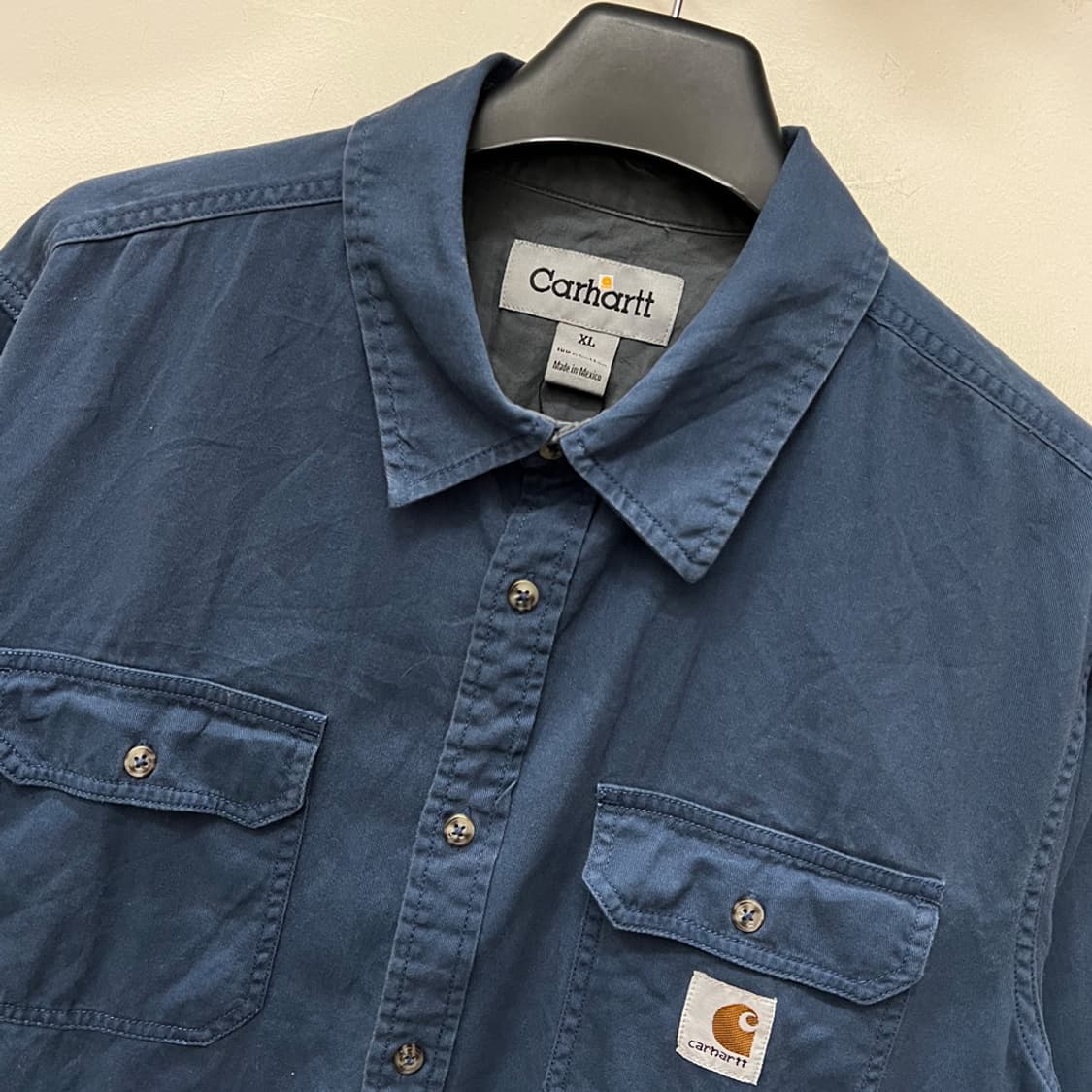 칼하트 리메이크 네이비 긴팔 셔츠 남방 XL 상품이미지3