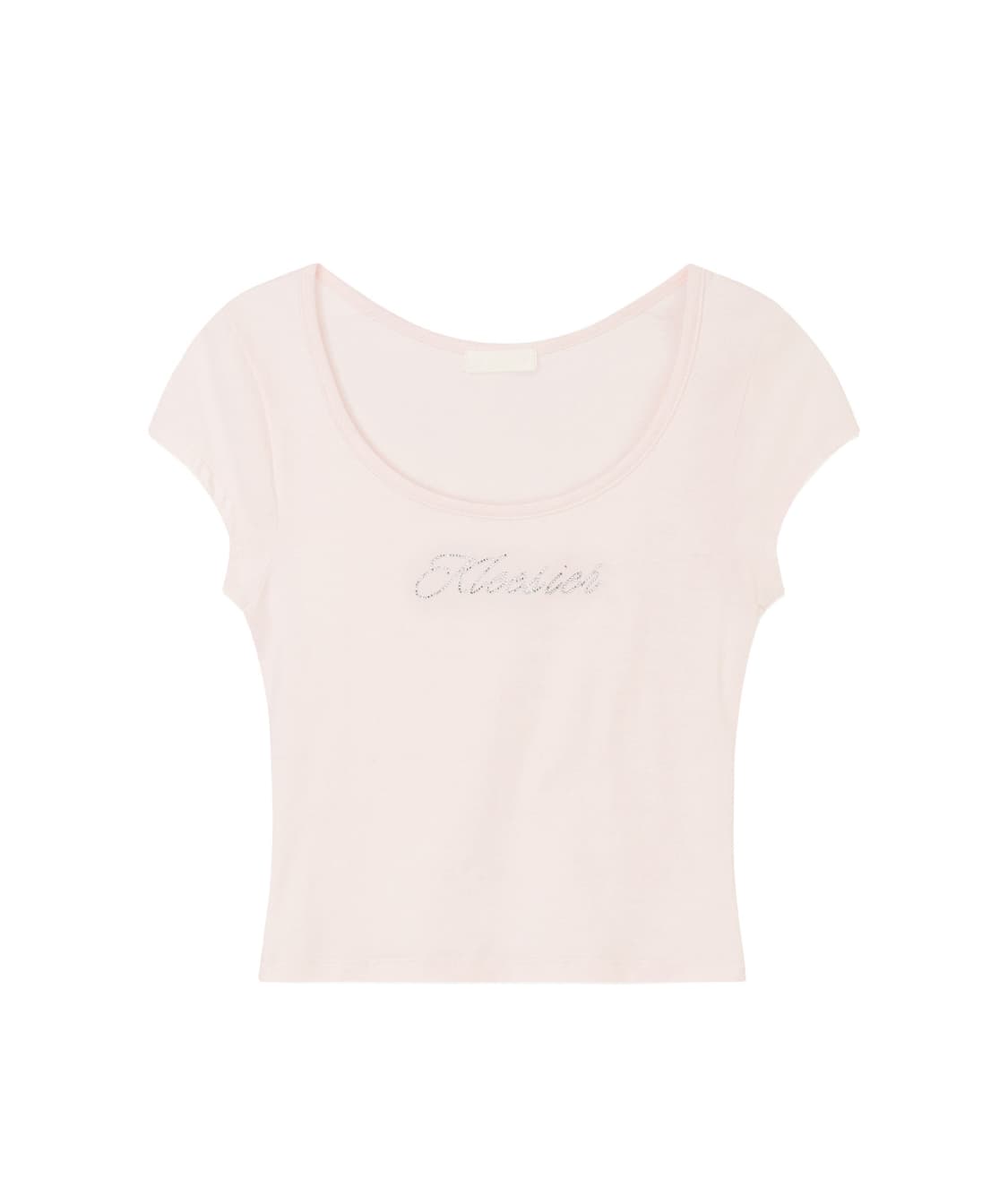 클리시어 glossy gem round top, Pink 상품이미지1