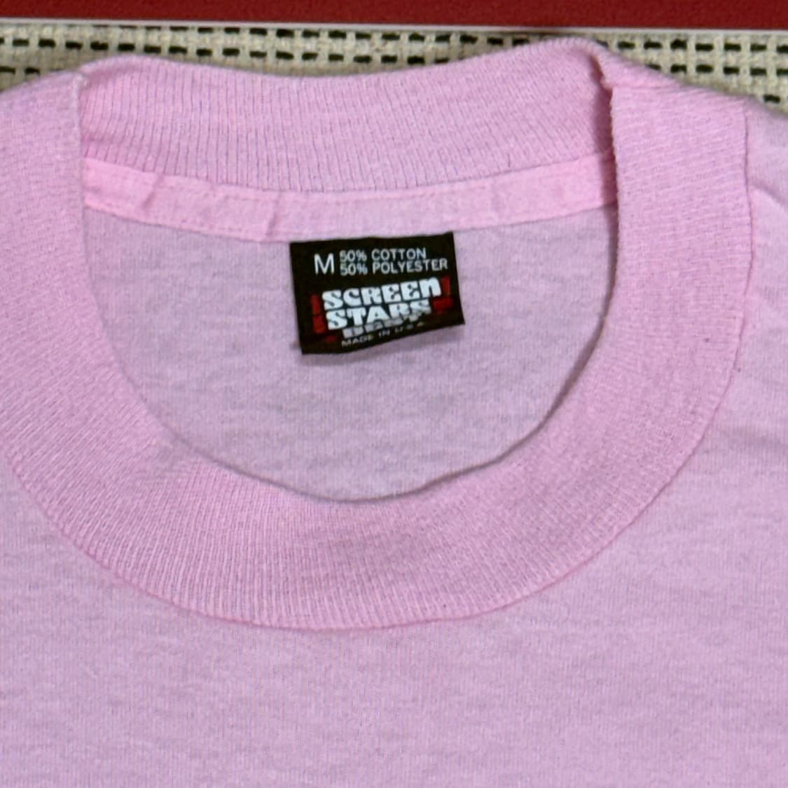 USA 빈티지 스크린스타즈 베스트 무지 티셔츠 (M) Made in US 상품이미지3