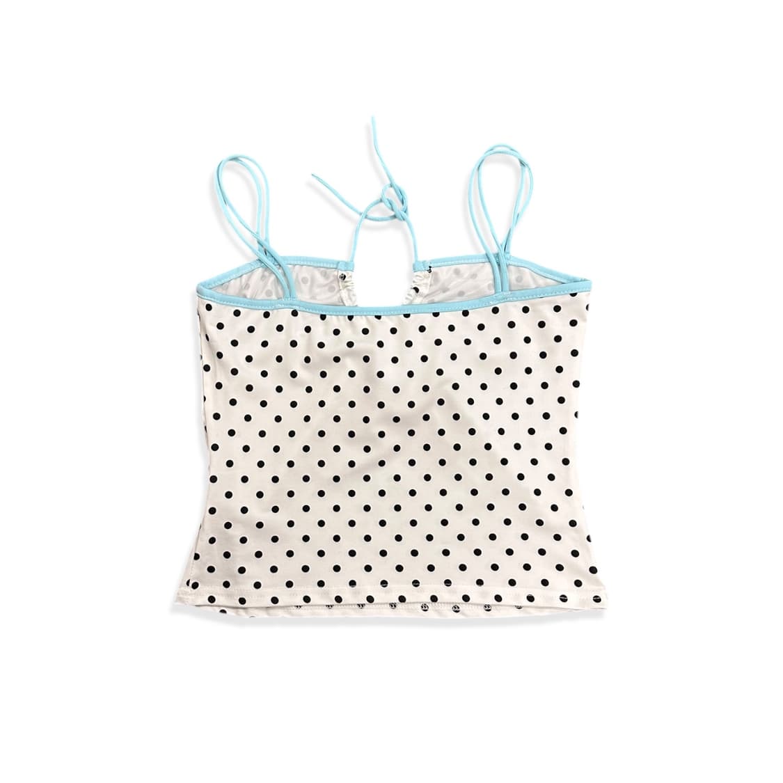 Polka Dot Doll Sleeveless Top 상품이미지2