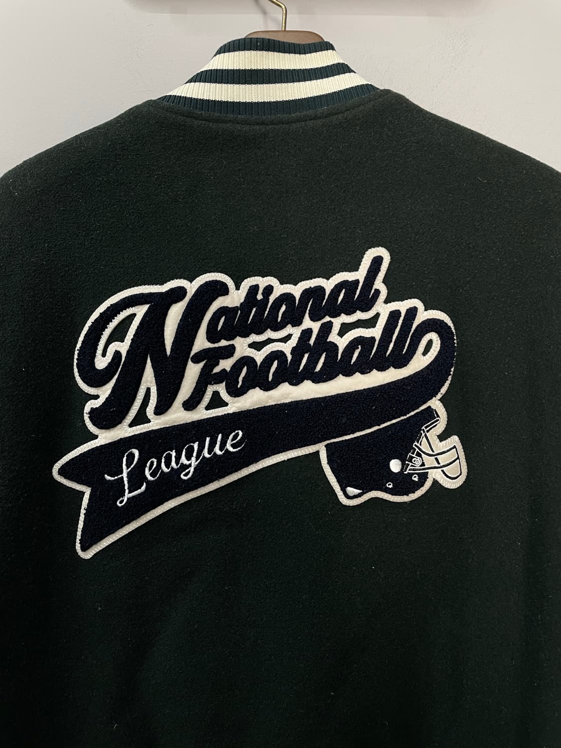 NFL 울 모직 레더 스타디움 바시티 자켓 H1560 상품이미지8