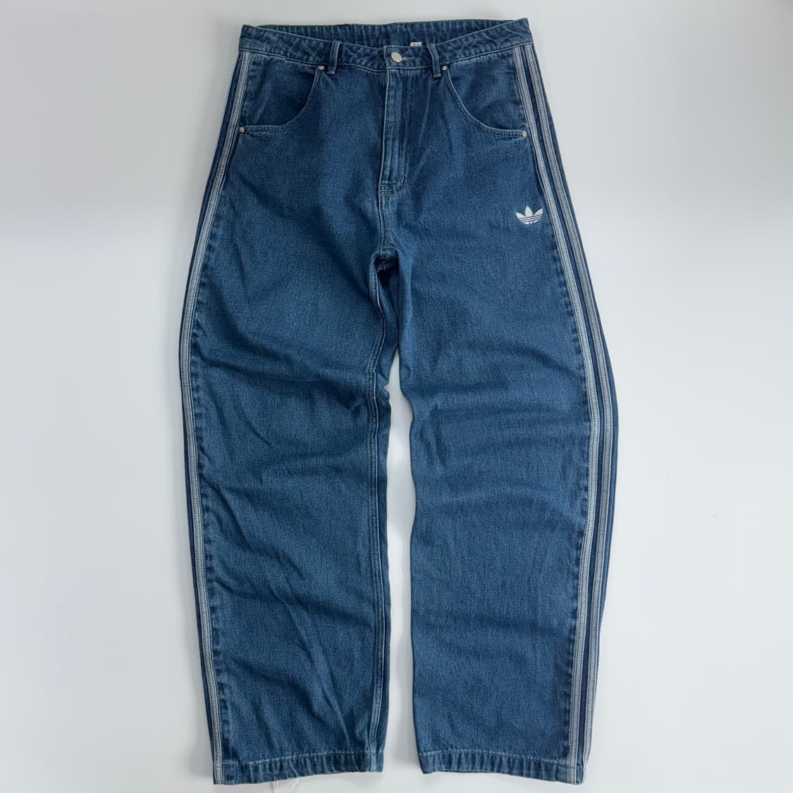 Adidas 아디다스 파이어로고 트랙탑 데님 팬츠 상품이미지3