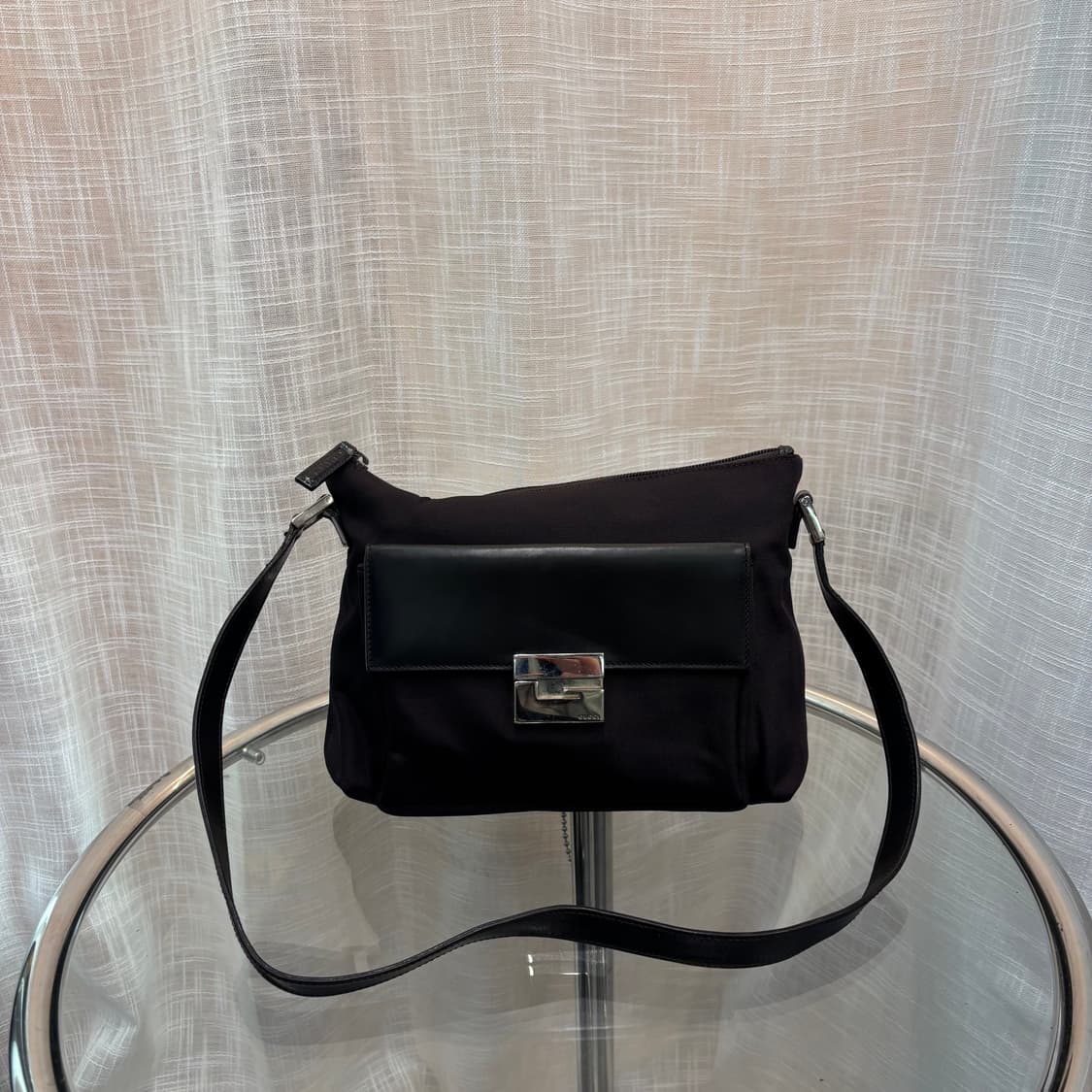 정품 구찌 패브릭 크로스백     상품이미지1